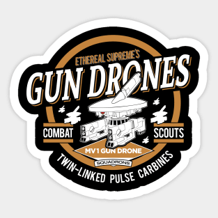 Gun Drones Sticker